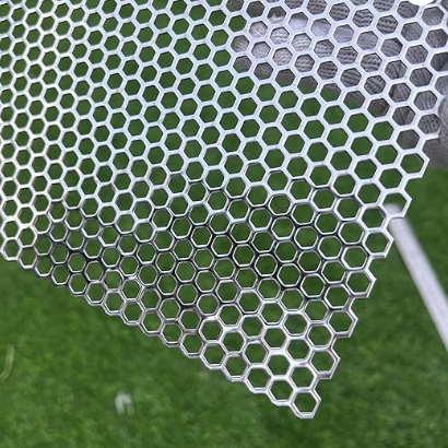 hexagonal perforated metal